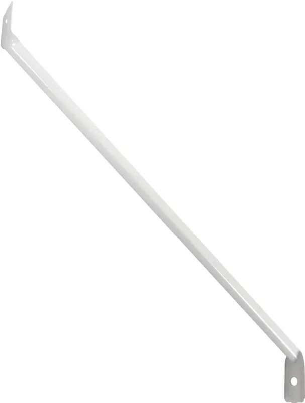 ClosetMaid 1103 Support Bracket, 12 in L, 2 in H, Steel, Epoxy-Coated, Pack of 100