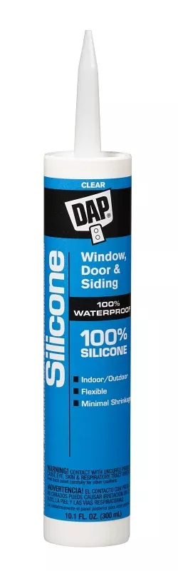 DAP 08641 Window and Door Sealant, Clear, -40 to 400 deg F, 9.8 fl-oz Cartridge, Pack of 12