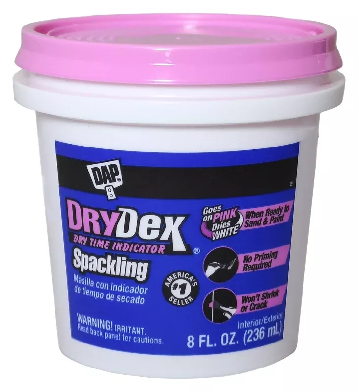 DAP 12328 Spackling, White, 8 fl-oz Tub