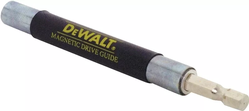 DEWALT DW2055 Bit Drive Guide, 1/4 in Drive, Hex Drive, 1/4 in Shank, Hex Shank