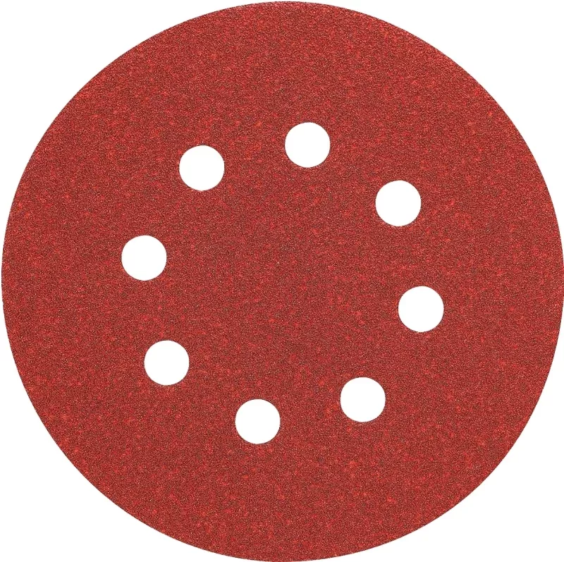 DEWALT DW4310 Sanding Disc, 5 in Dia, Coated, 100 Grit, Medium, Aluminum Oxide Abrasive, Paper Backing, 8-Hole