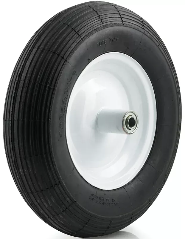 Dh Casters W-PN16480R2C Pneumatic Wheel, 5/8 in Dia Hub, 250 lb Maximum Load