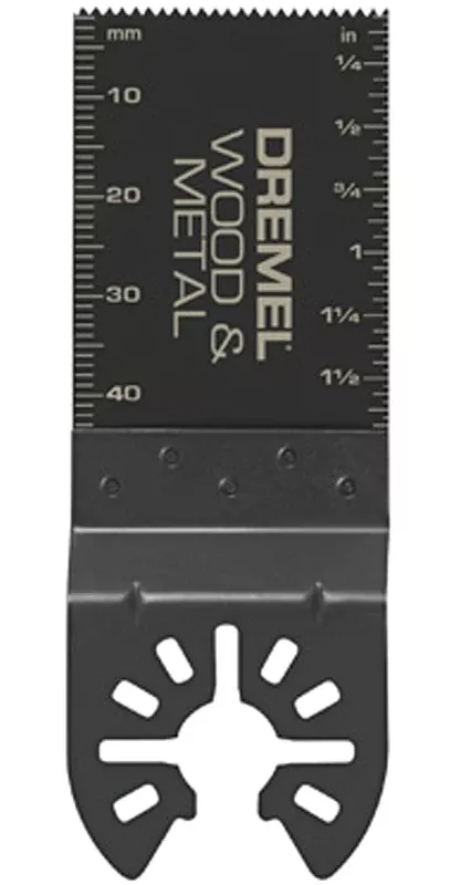 Dremel MM482 Oscillating Blade, 1-5/8 in D Cutting, Bi-Metal, Pack of 2