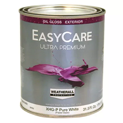 Easycare Ultra Premium Exterior Paint, Oil Base, Gloss Pastel Base, 1-qt.