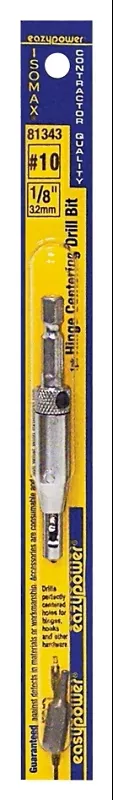 Eazypower 81343 Drill Bit, 1/8 in Dia, Hinge Centering
