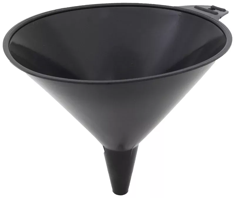 FloTool 05064 Large Funnel, 2 qt, HDPE, Black, 8-3/4 in H, Pack of 12