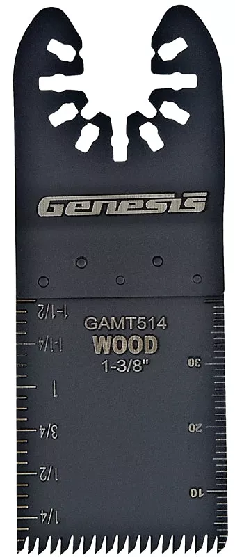 Genesis GAMT514 Flush-Cut Blade, 1 in W, 6 in L, 15 TPI