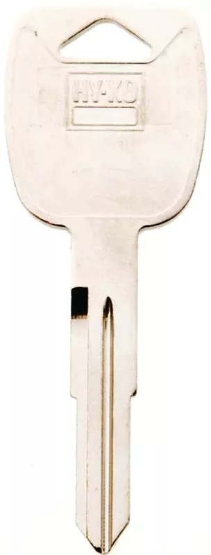 Hy-Ko 11010B101 Key Blank, Brass, Nickel, B101 Key Number, Pack of 10