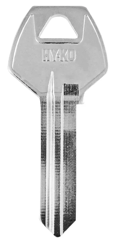 Hy-Ko 11010CO107 Key Blank, Brass, Nickel-Plated, For: Corbin/Russwin CO107 Locks, Pack of 10