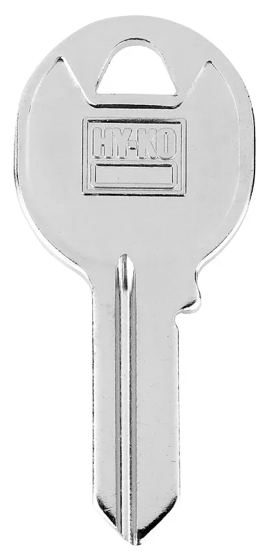 Hy-Ko 11010MH3 Key Blank, Brass, Nickel-Plated, For: Master MH3 Locks, Pack of 10