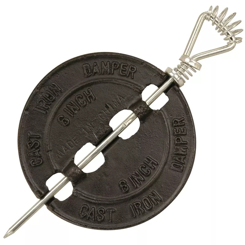 Imperial BM0050-A Series Damper, 5 in Dia Dimensions, Cast Iron