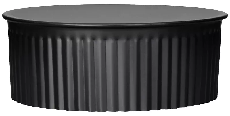 Imperial BM0153 Round End Cap, 8 in Connection, Black