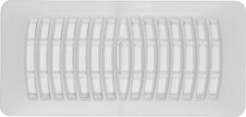 Imperial RG1458 Floor Register, 4 in L, 12 in W, Polystyrene, White
