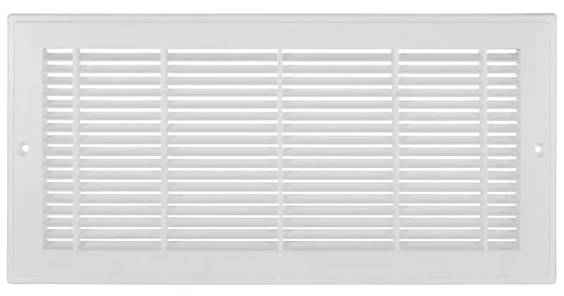 Imperial RG3012 Sidewall Grille, 19-1/4 in L, 7-1/4 in W, Polystyrene, White, Pack of 10