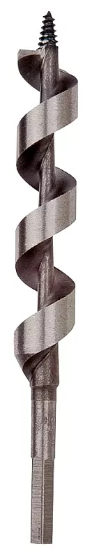 Irwin I-100 Series 49914 Power Drill Auger Bit, 7/8 in Dia, 7-1/2 in OAL, Solid Center Flute, 1-Flute, Hex Shank