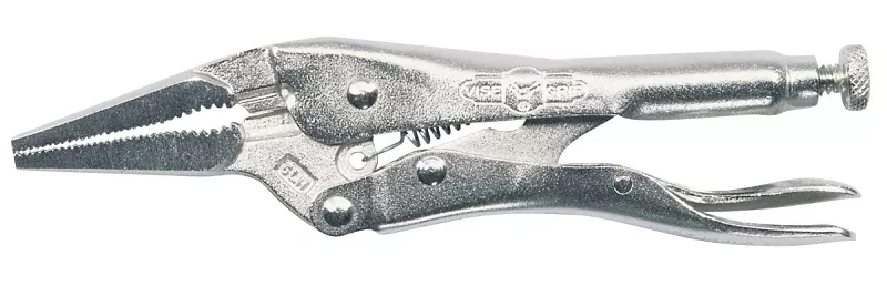 Irwin Original 1502L3 Locking Pliers with Wire Cutter, 9 in OAL, 2-3/4 in Jaw Opening, Plain Grip Handle, 3/16 in W Jaw