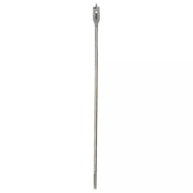 Irwin SPEEDBOR 88710 Spade Drill Bit, 5/8 in Dia, 16 in OAL, Extra Long Length, Flat Flute, 1/4 in Dia Shank, Hex Shank