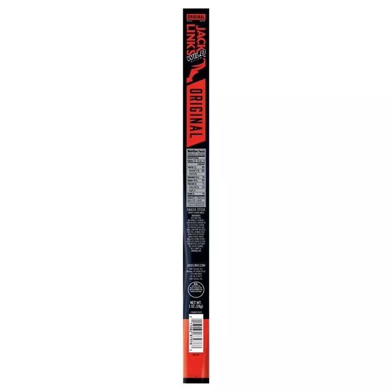Jack Link's 10000012177 Squatch Snack, Stick, Original, 1 oz, Pack of 20