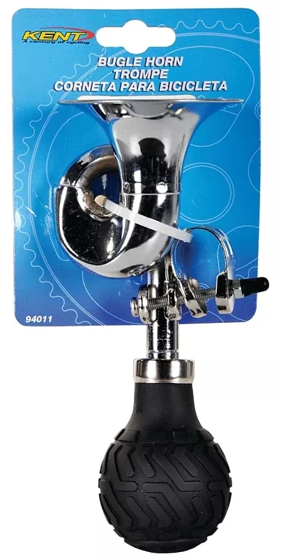 Kent 67116 Bugle Horn, Steel, Black, Chrome-Plated