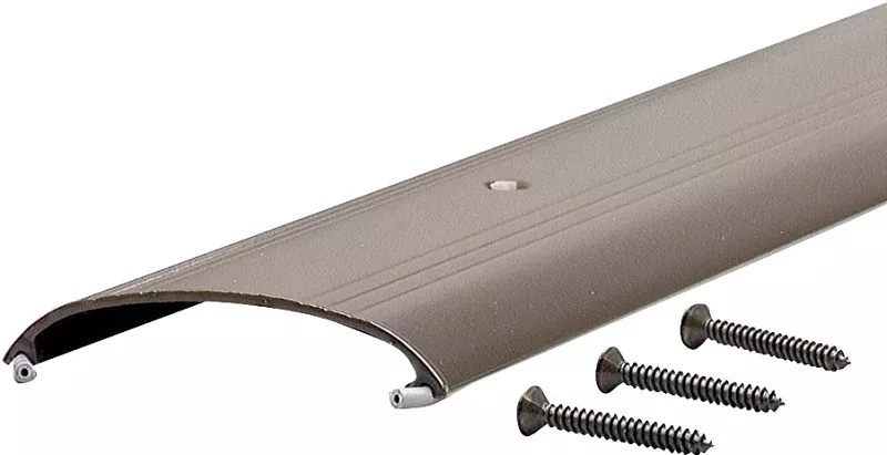 M-D TH008 Series 80374 Dome Top Threshold, 36 in L, 3-1/2 in W, Low Profile, Aluminum, Bronze