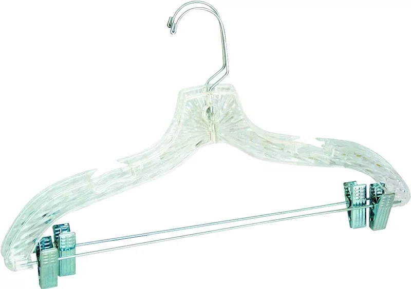 Merrick C72210-S12 Suit Hanger, Plastic, Clear, Pack of 12