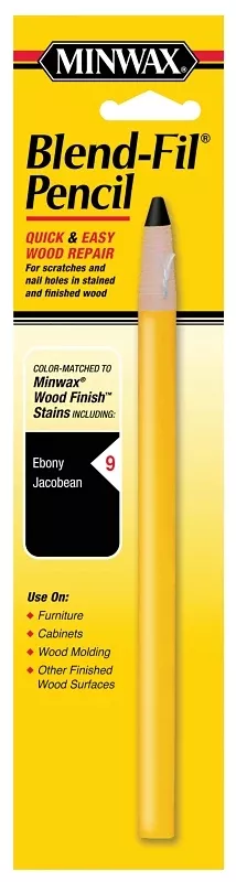 Minwax 110096666 Wood Filler Pencil, Solid, Ebony/Jacobean, #9