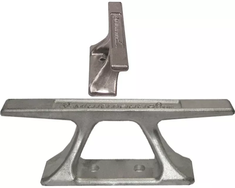 Multinautic 15110 Dock Cleat, Cast Aluminum, Pack of 6