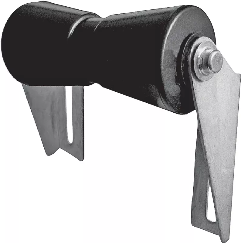 Multinautic 34106 Keel Roller, 8 in, Steel, Black, Galvanized, For: Boats or PWCs Keel