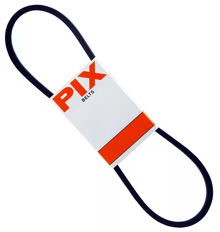 PIX X'SET 3L260 V-Belt, 26 in Outside Circumference, 3/8 in W, Black