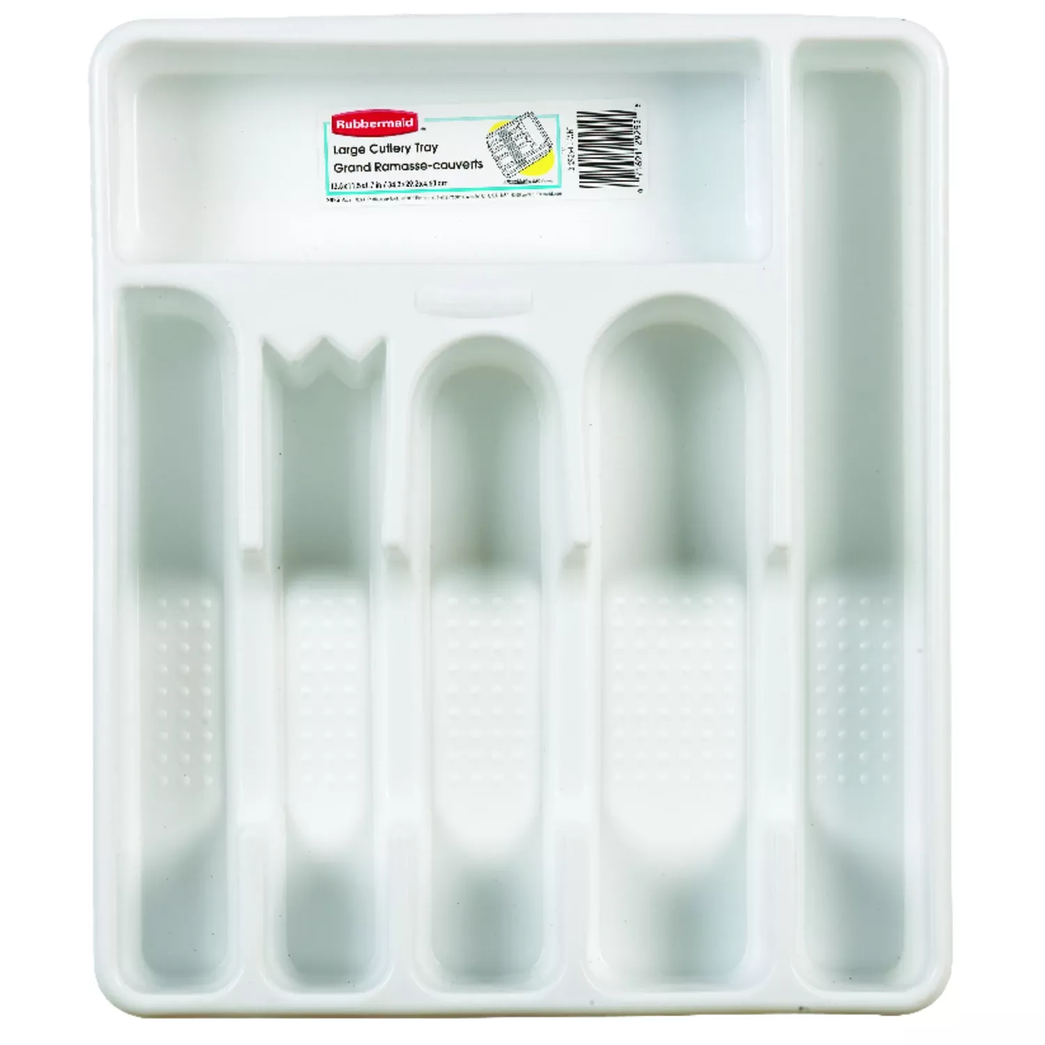 Plastic Cutlery Tray, White, Large