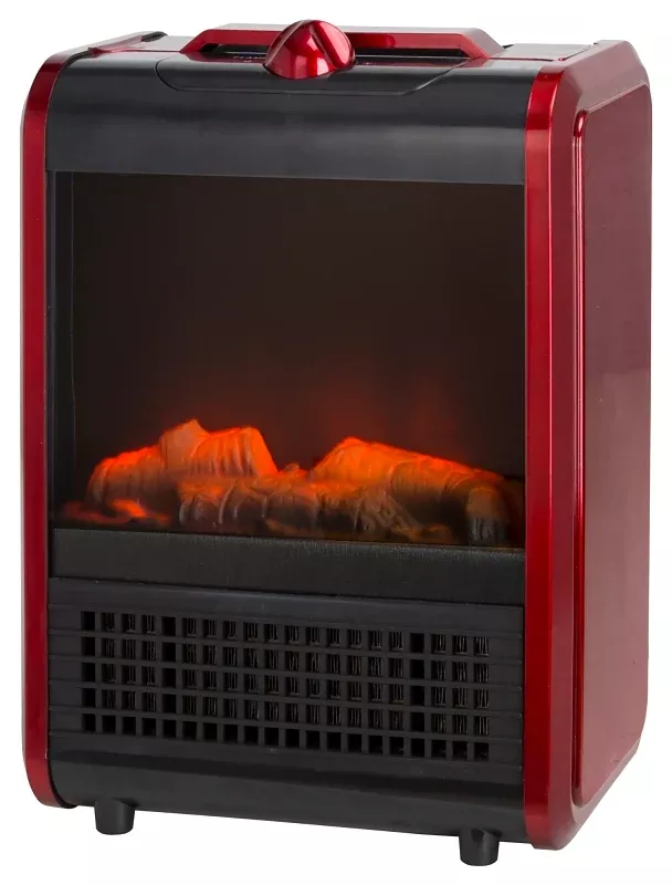 PowerZone TNP-2008I-E3 Ceramic PTC Heater, 10 A, 120 V, 600/1200 W, 2-Heat Setting, Red
