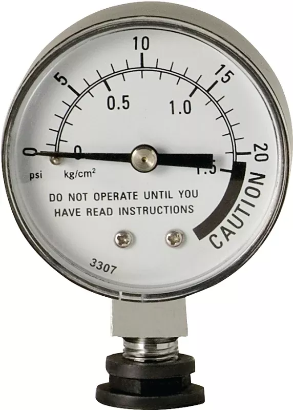 Presto 85729 Pressure Canner Steam ga, Analog Display, Includes: Metal Washer and Nut, Rubber Washer