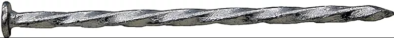ProFIT 0010152 Deck Nail, 8D, 2-1/2 in L, Steel, Hot-Dipped Galvanized, Flat Head, Spiral Shank, 50 lb