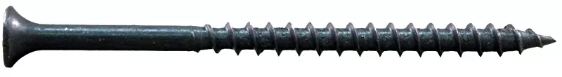 ProFIT 297108 Deck Screw, #8 Thread, 1-5/8 in L, Coarse Thread, Star Head, Combo Drive, Sharp Point, Gray