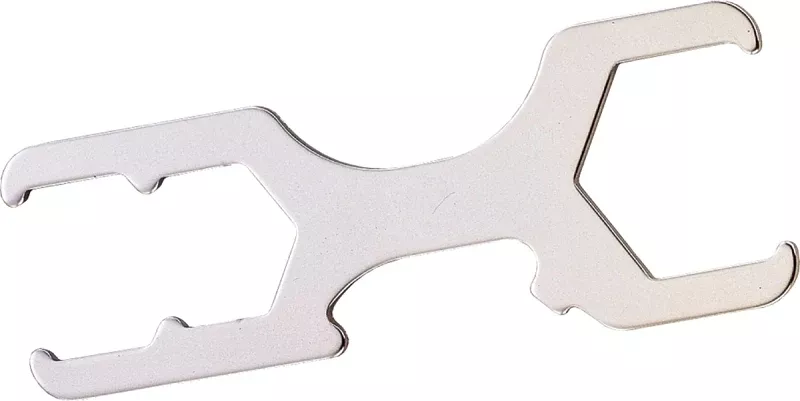 ProSource T162-3L Plumbing Wrench, 9 in L, Steel, Nickel-Plated