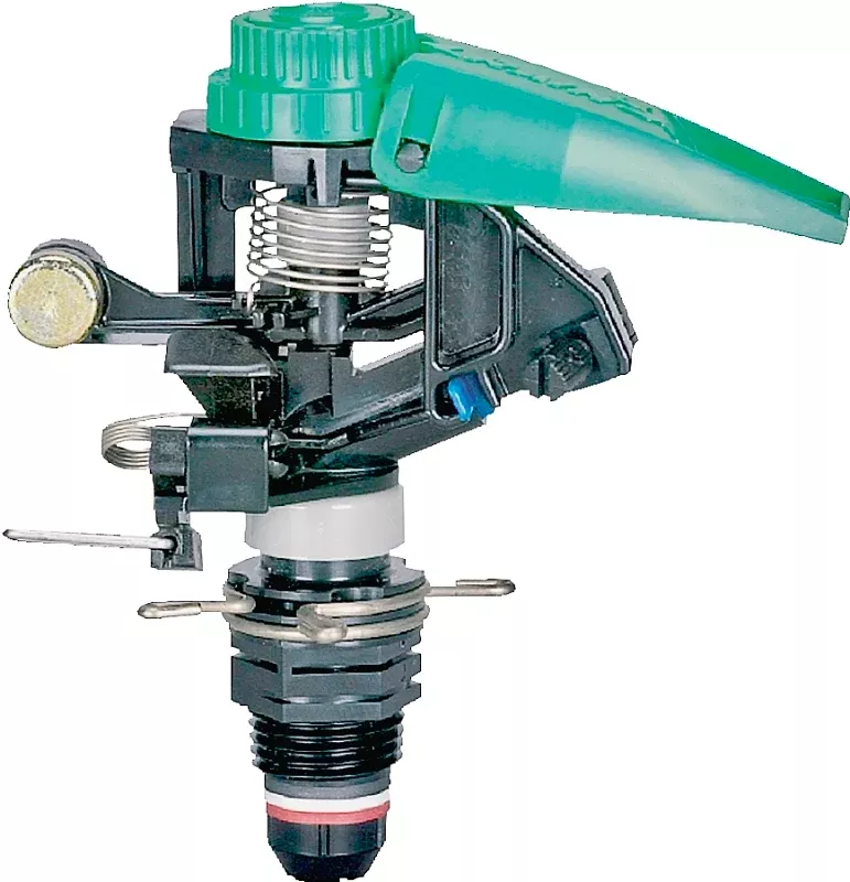Rain Bird P5R Impact Sprinkler, 1/2 in Connection, Full-Circle, Part-Circle, Bayonet Nozzle, Polymer/Stainless Steel