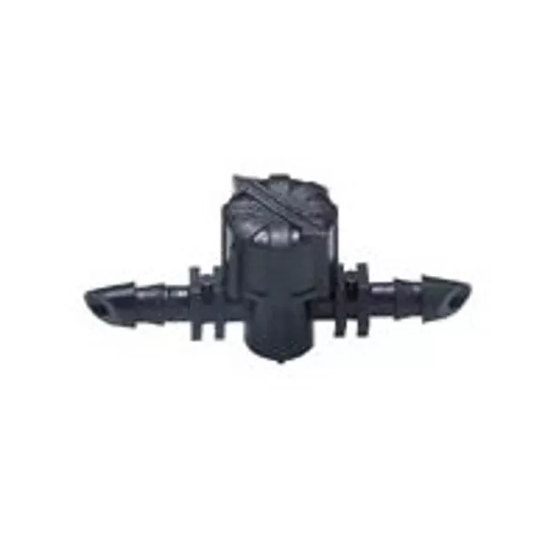 Raindrip R612CT Valve, 1/4 in, Double Barbed, Plastic