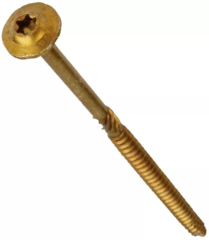 Ramset RSS 12161 Structural Screw, 3-1/8 in L, W-Cut Thread, Recessed Star Drive, Zip-Tip Point, Steel, 50/PK