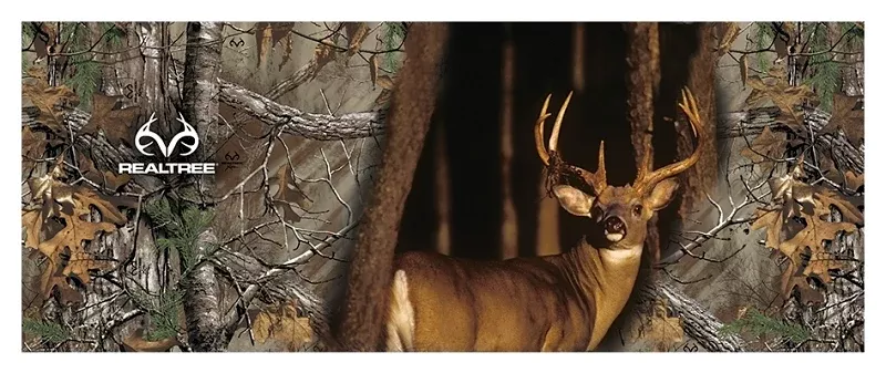 Realtree RT-TG-WT-XT Tailgate Decal, Whitetail with RealTree Xtra Camo, Camouflage Legend, Vinyl Adhesive, Pack of 2