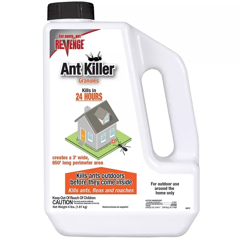 Revenge 45672 Ant Killer, Granular, 4 lb Jug