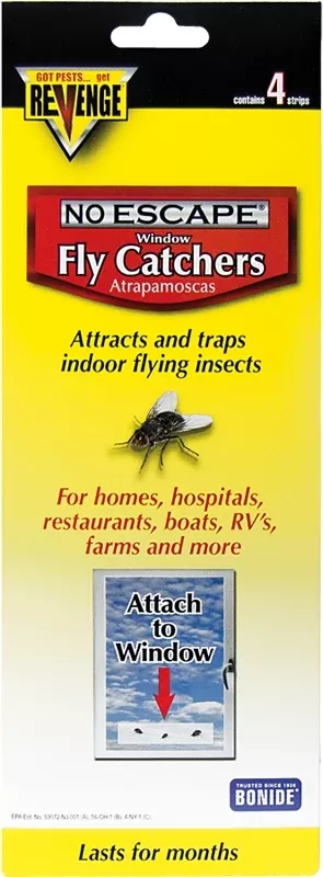 Revenge 46200 Fly Catcher, Solid, 4 Pack
