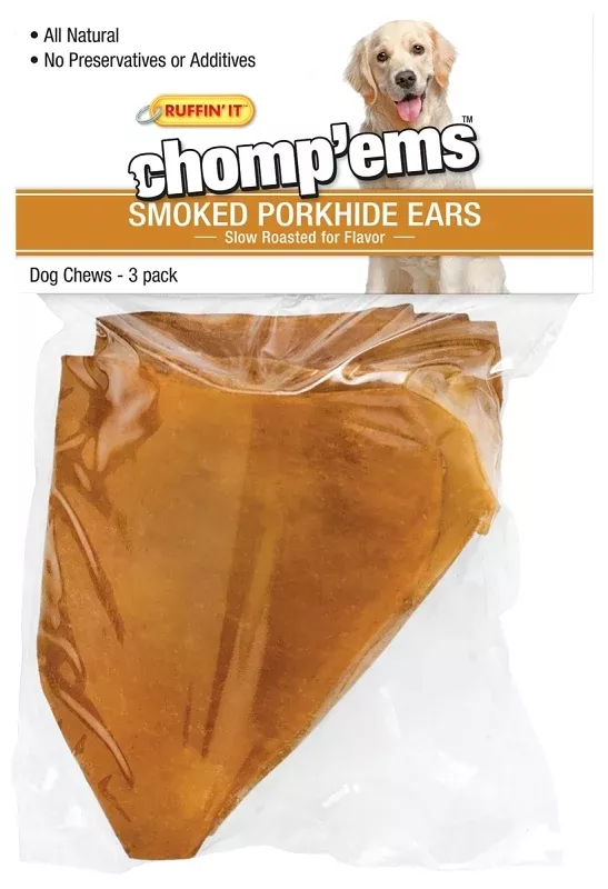 Ruffin'It 75140 Dog Chew, Ingredients: Smoked Porkhide