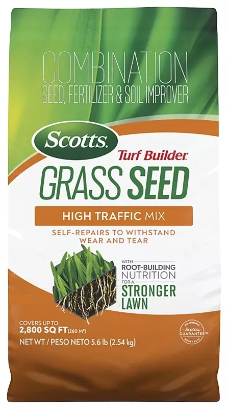 Scotts Turf Builder 18045 Grass Seed, 5.6 lb Bag
