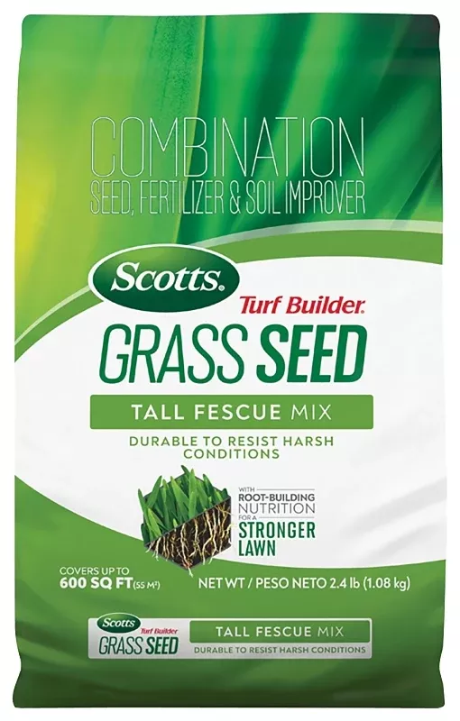 Scotts Turf Builder 18046 Tall Fescue Grass Seed, 2.4 lb Bag
