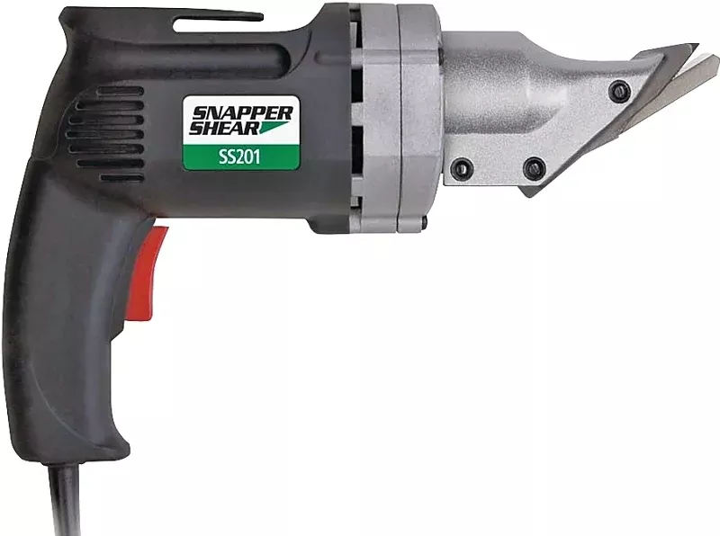 Snapper Shear 200 Series SS201 Sheet Metal Shear, 4.8 A, 18 ga Cutting Capacity