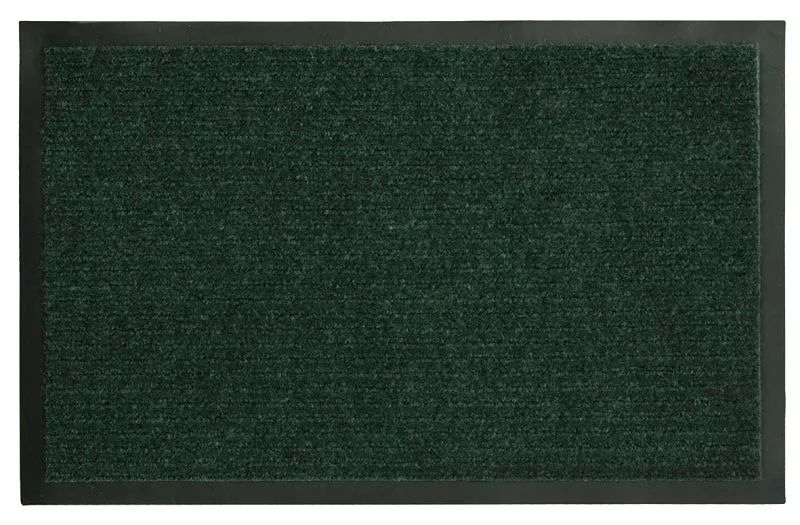 Sports Licensing Solutions 32976 Floor Mat, 48 in L, 36 in W, Dual Rib Pattern, Green