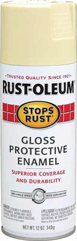 Spray Enamel, Antique White Gloss, 12-oz.
