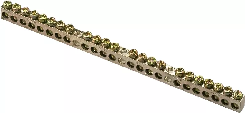 Square D PK23GTACP Ground Bar Kit, 0.32 in L, 23-Terminal, Aluminum