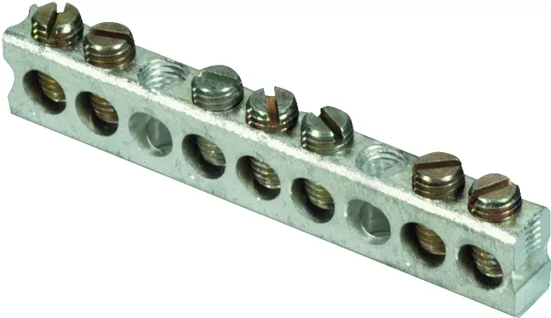 Square D PK7GTACP Ground Bar Kit, 0.31 in L, 7-Terminal, Aluminum