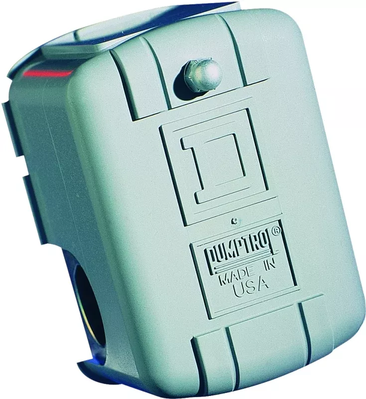 Square D Pumptrol FSG2J20CP Pressure Switch, 1-Phase, 2-Pole, 220 psi Working, NEMA 1 Enclosure